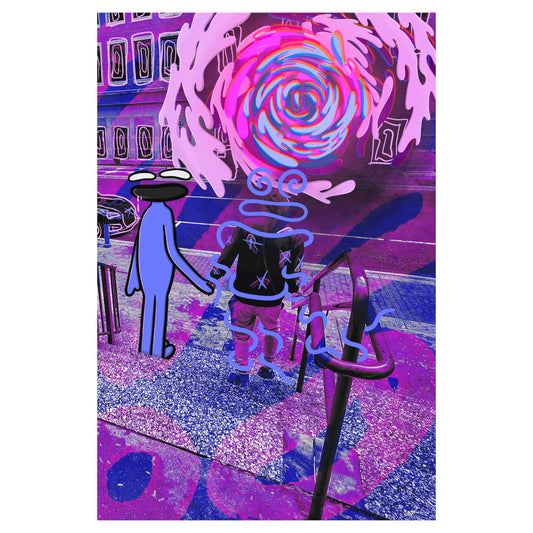 TRAVELING THROUGH OBLIVION (PRINT)
