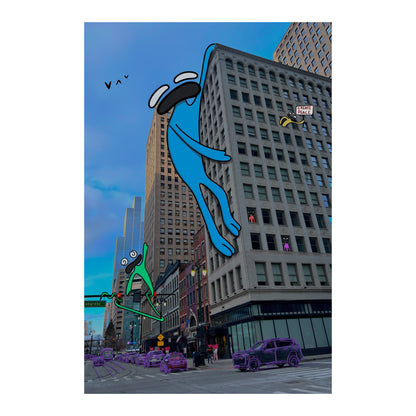 CREATING PEACE, Woodward Ave & E Congress St, Detroit, MI (PRINT)