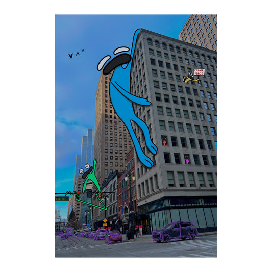 CREATING PEACE, Woodward Ave & E Congress St, Detroit, MI (PRINT)