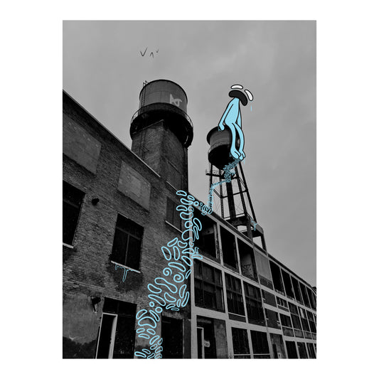 LEAVING PIECES BEHIND (PRINT)