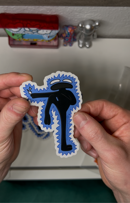 SAD NINJA DUDE (STICKER)