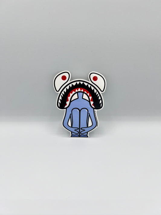 SAD SHARK (STICKER)
